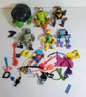 C-193 VINTAGE LOT OF 80/90'S TEENAGE MUTANT NINJA TURTLES FIGURES & ACCESSORIES!