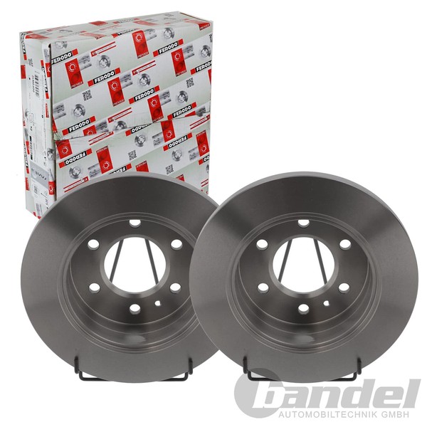 2X Ferodo 298Mm Bremsscheiben Voll Hinten Passend FüR Mercedes Sprinter | DDF303-image