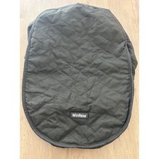 WinRese Baby Car Seat Cover Black Quilted Fleece Lined Weather Shield Universal
