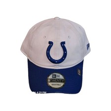 Indianapolis Colts Hat Cap New Era 9Twenty Adjustable Snapback White Blue NFL