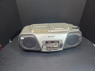 Sharp QT-CD114 Portable CD Cassette Stereo System. Boombox w AM/FM Radio