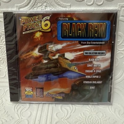 Power Pack 6 Featuring BLACK REIN CD ROM PC Game Magicom New and Sealed