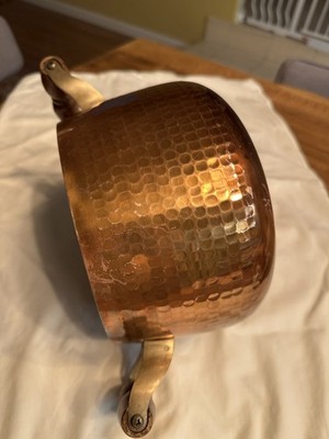 Vintage Shimamoto Hammered Copper Pot Sauce Pan | eBay