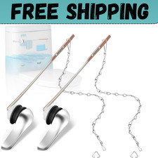 2 Pack Toilet Handle Replacement Kit, Universal Front Mount Toilet Flush Lever R