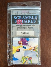 SKIING B. Dazzle Scramble Squares 9 Piece Puzzle. Ski Snow Winter