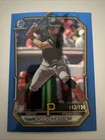 2026 Bowman Konnor Griffin Blue Chrome Prospect Refractor Card-S/N #/150/BCP-92