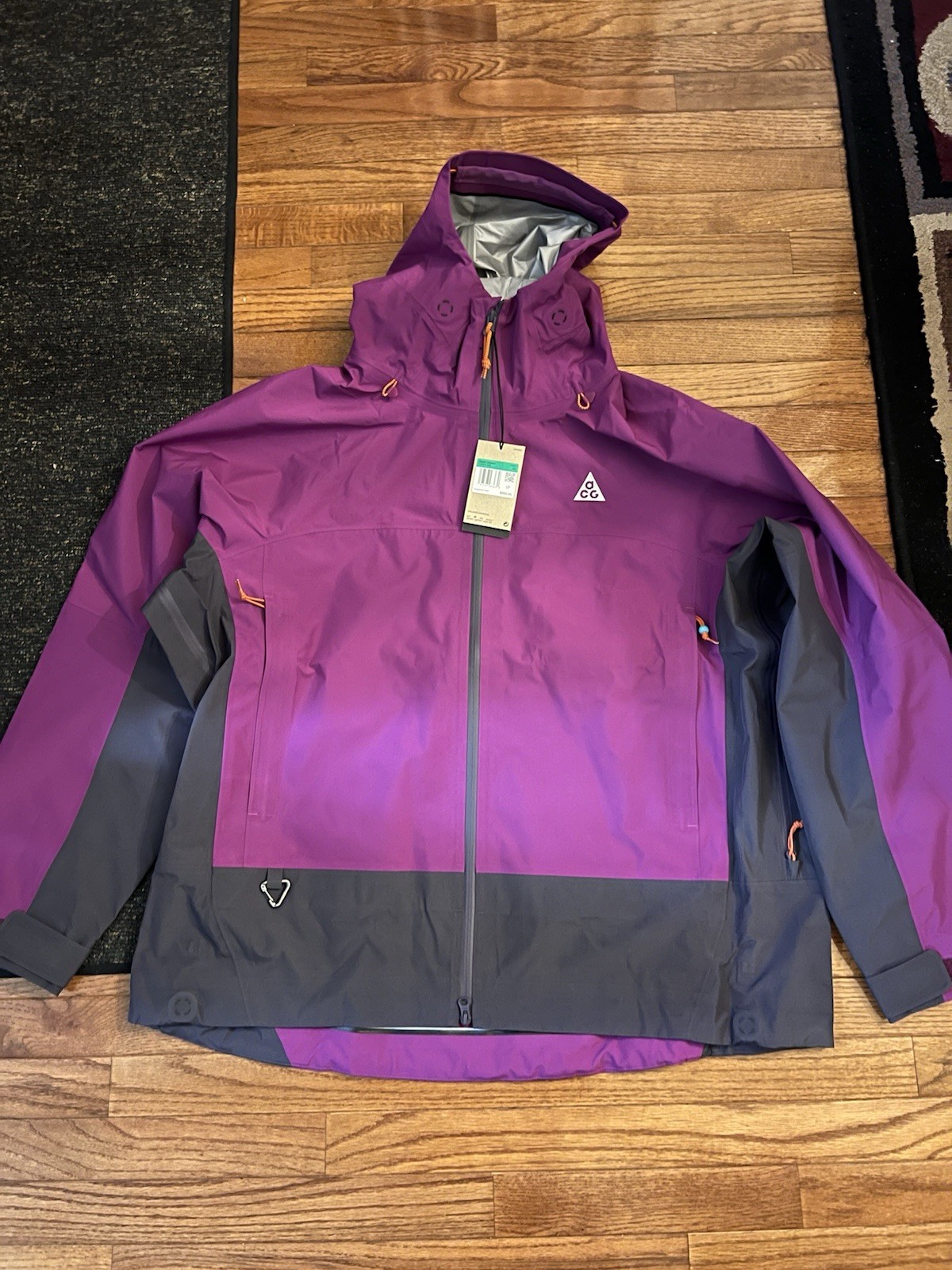 New Nike ACG Gore-Tex Misery Ridge Jacket Mens XL Purple Berry FV8641-505