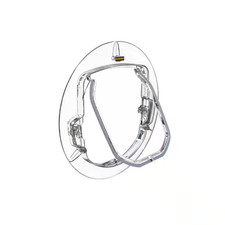 7.5 In. X 7.5 In. Small Ultra Clear Pet Door Cat Flap, 4 Way Locks