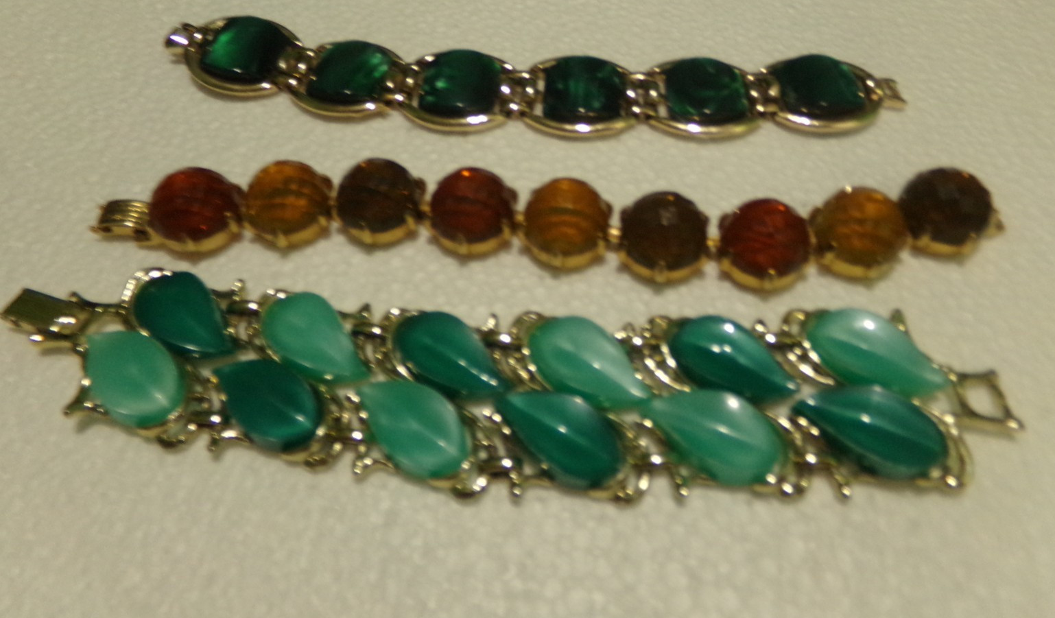 Vintage Estate Find Bracelet Lot Of 3 Unsigned
