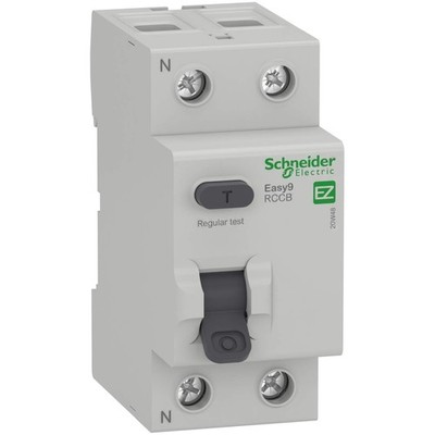 Schneider Electric - Easy9, RCCB Fehlerstromschutzschalter, 2 100 A 