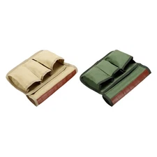 2 Pcs Chair Armrest Organizer,for Camping Daily Use (Green Beige)