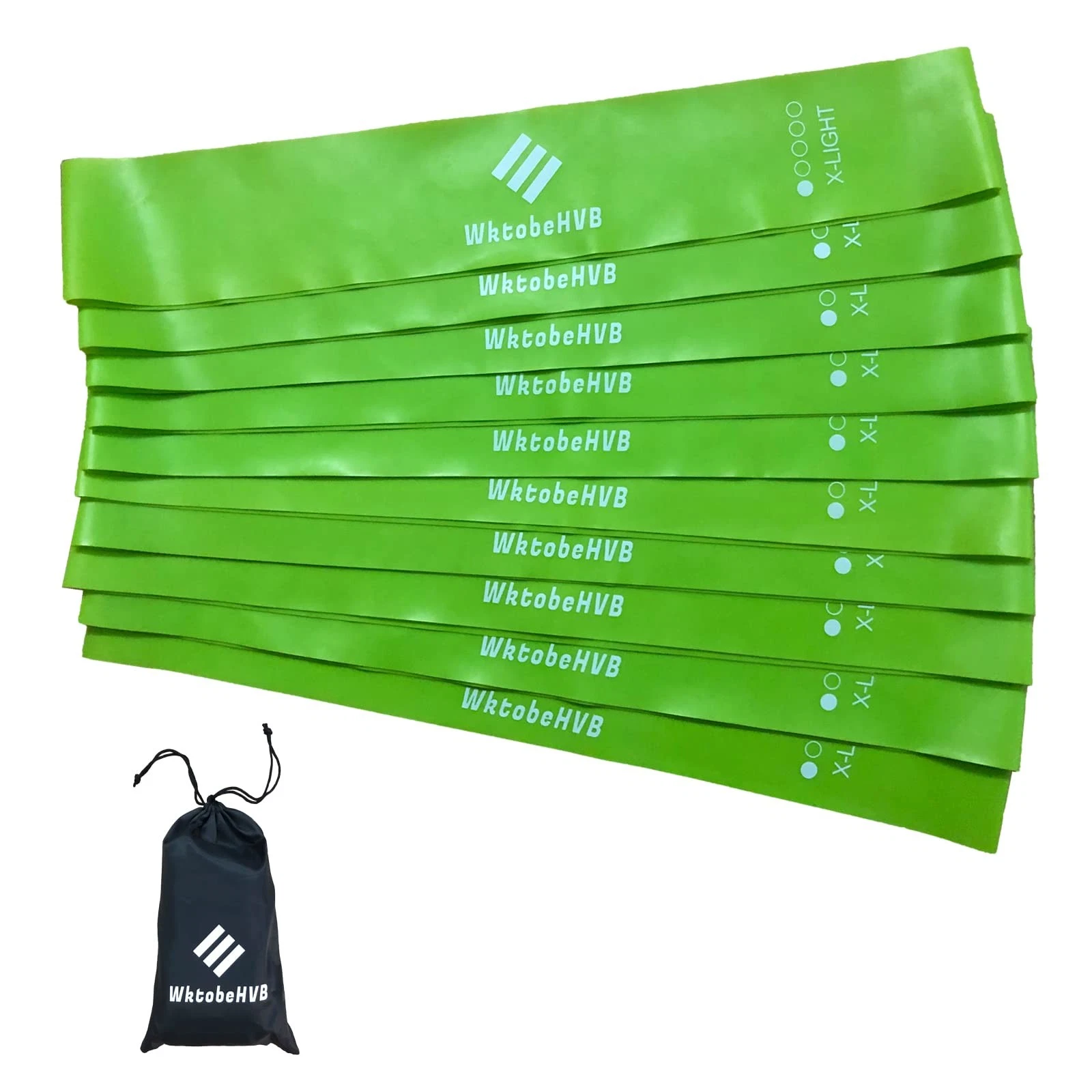Resistance Loop Exercise Bands-Stretch Bands for Working Out with Carry Bag-E...