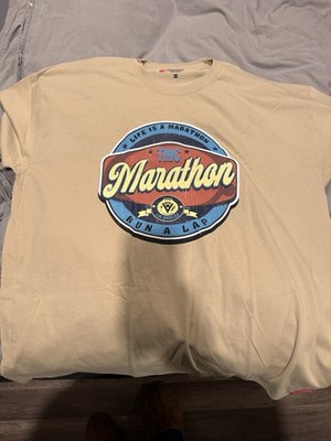 Man s Tan 3xl The Marathon T-Shirt