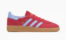 adidas Womens Handball Spezial Sneakers Lucid Red Glow Blue JR3607 Size 6 NEW