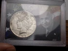 PEACE SILVER DOLLAR 1923 D NICE AU/BU BETTER GRADE TONER 90% SILVER DOLLAR