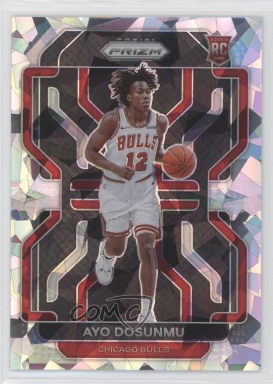 2021-22 Panini Prizm Ice Prizm Ayo Dosunmu #271 1rh2