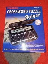 Franklin Crossword Puzzle Solver Model CWP-206 Excellent Condition Original Box
