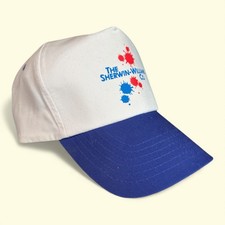 VTG Sherwin Williams Paint Splatter Logo Snapback Baseball Cap Hat
