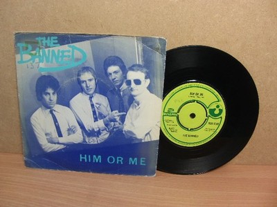The Banned   Him or Me 1978 7  Harvest HAR 5149 PS