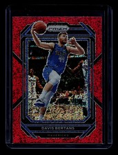 2022-23 Panini Prizm #189 Davis Bertans Prizms Red Sparkle