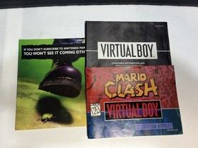 Mario Clash (Nintendo Virtual Boy) Complete in Box CIB SEE PICS!