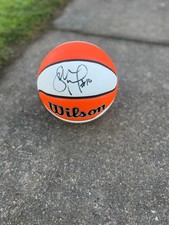 Authentic Wilson brand basketball signed by Sue Bird of the Seattle Storm.