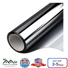 One Way Privacy Film Window Tint Home Mirror Vinyl Roll Heat Control Anti UV