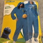 Spirit Halloween Sesame Street Cookie Monster costume Plus Size XXL Plush Hooded