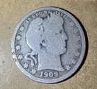 1909 D Barber Quarter NNN110
