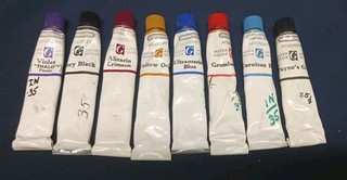 8x Grumbacher Academy Water Color .25 Fl. Oz. Tubes As is