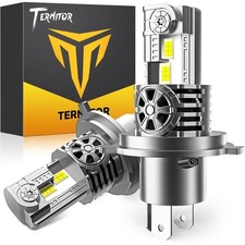 H4 9003 Headlight Bulb 50000LM 10X Brighter 65W Hi Low Beam Headlight Bulbs