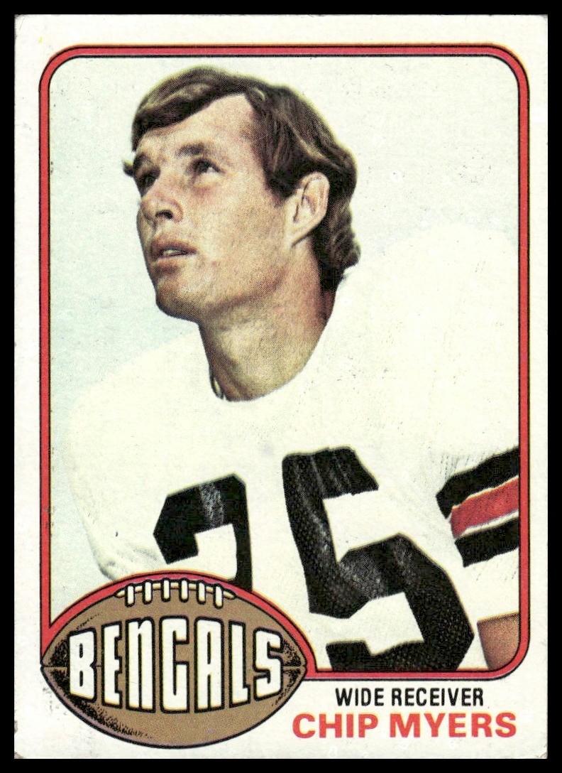 Chip Myers 1976 Topps #491 Cincinnati Bengals VG