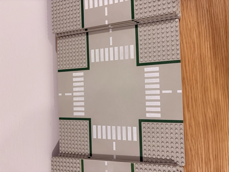 Lot of 18 Vintage LEGO City Street Road Base Plates Grey 32x32 Stud 1978 - Bild 4 von 4