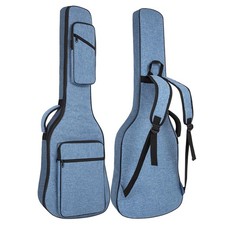 0.4in Thick Padding Backpack Soft Electric Guitar Gig Bag Padded Guitar Case ...