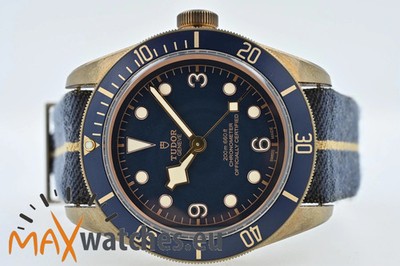 Tudor Heritage Black Bay Bronze Blue Bucherer 79250BB LC100