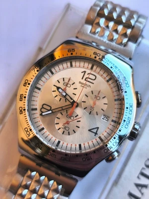 SWATCH+IRONY THE CHRONO+YOS445G SHINY ADDICT+NEU/NEW - Bild 1 von 3