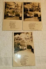 3 THE HOLY CITY   RELIGIOUS POSTCARDS pc All from the same 100+ yr old album