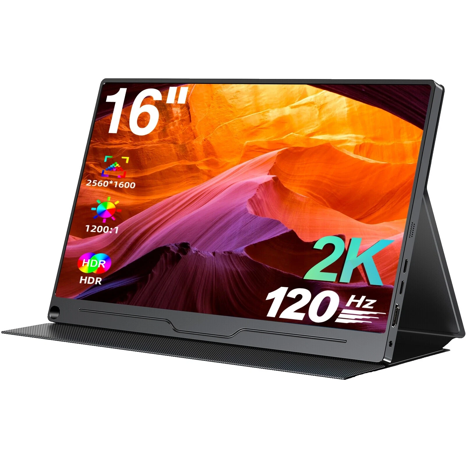 16:10 Computer Monitors with Built - in 60 Hz Refresh Rate Speakers