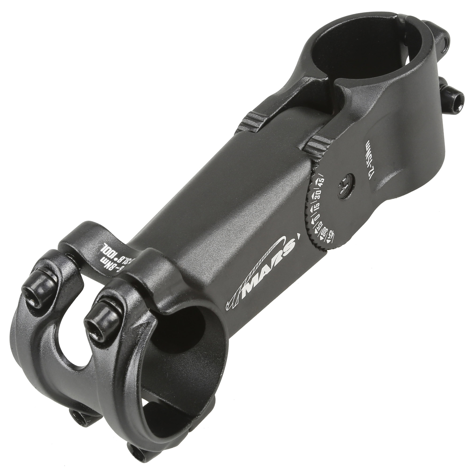 Alloy Stem Adjustable 45 Degree 1-1/8" X 31.8mm Length 100mm