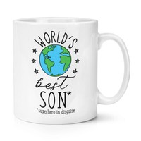 Gift Base Son Kaffeebecher 10Oz Tasse Weiß Keramik Novelty Becher 1 StüCk