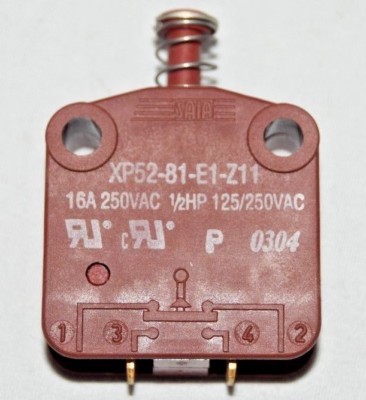 SAIA BURGESS XP52-81-E1-Z11 MICROSWITCH 16A 250VAC 5E4 T85 - BRAND NEW