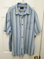TOMMY BAHAMA Men's 100% Silk Shirt ~ Comfy - Size XL - Island Wear - Tropical