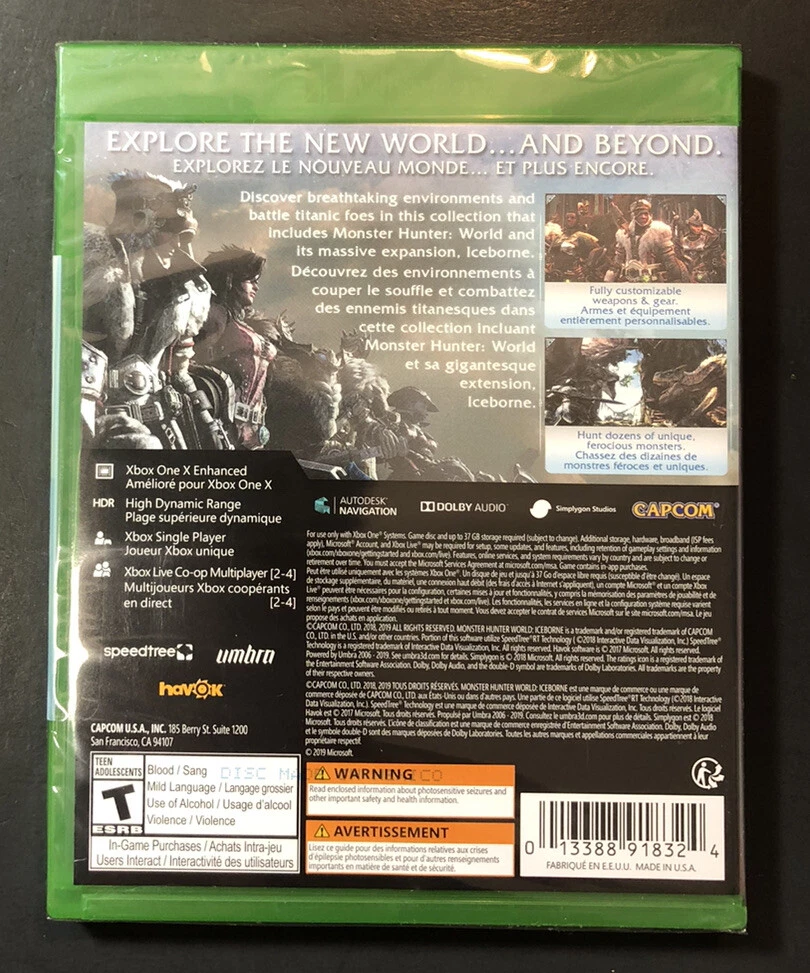  Monster Hunter World - Xbox One : Capcom U S A Inc