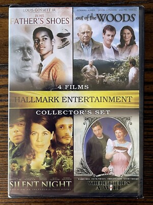 Hallmark 4 Film Set Silent Night/In His Father's Shoes/Out of the Woods/Where...