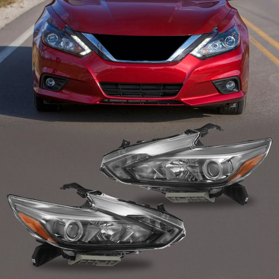 2016-2018 Nissan Altima LED Headlight Headlamps - Left & Right Pair Foto 3 de 4
