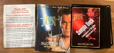 Star Wars Episode 1 Young Jedi CCG: Not For Sale Sample Starter Deck 1999