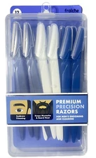 12 Fraiche Premium Razors Men’s Grooming Eyebrow Mustache Beard Neat - New
