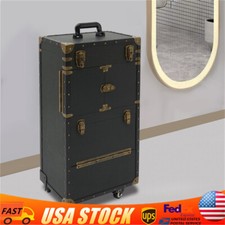 Movable Hairdressing Tool Box Barber Case Hairdressing Storage Box with Locks