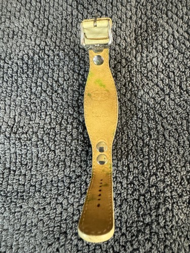 Fossil Womens Watch JR8347 Leather Strap Band Beige Cream Hibiscus pattern new b - Picture 3 of 4