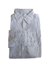 GANT RUGGER Men's Luminary Blue Thumbs Up Oxford Shirt 348390 Size M NWT